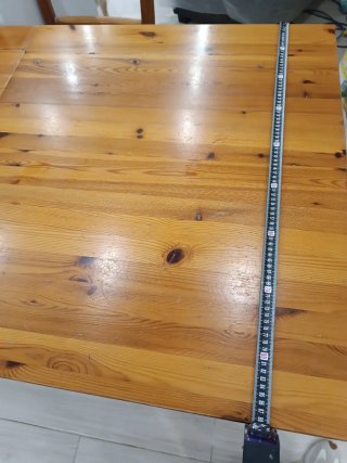 Mesa comedor pino mexicano extensible a 199