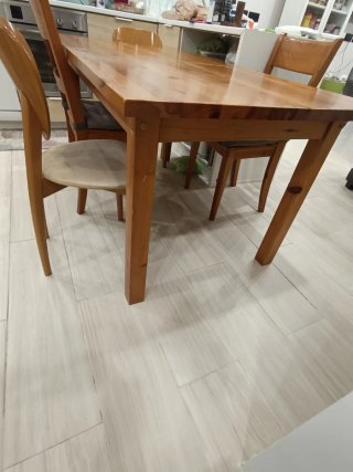 Mesa comedor pino mexicano extensible a 199