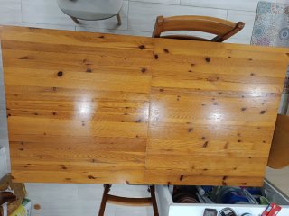Mesa comedor pino mexicano extensible a 199