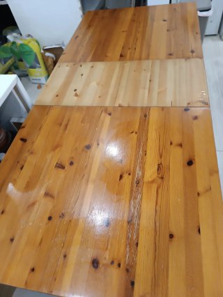 Mesa comedor pino mexicano extensible a 199