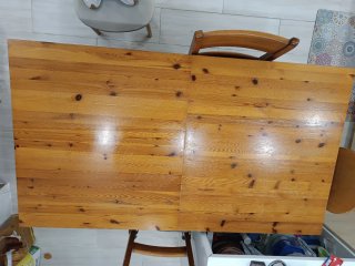 Mesa comedor pino mexicano extensible a 199
