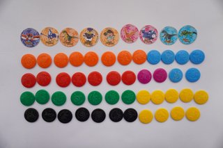 Lote 55 Tazos Monster Rancher Matutano