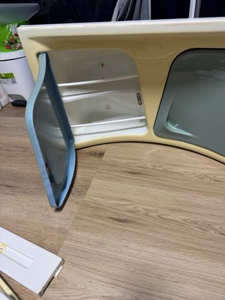 Baño completo caravana con muebles