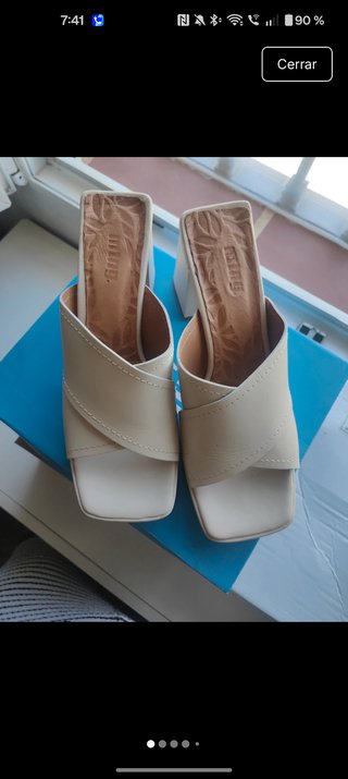 Sandali con piattaforma donna beige