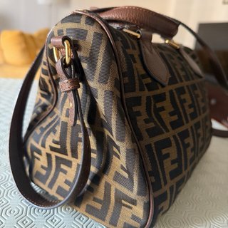 Borsa Fendi Zucca Marrone Oro