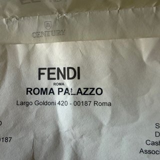 Borsa Fendi Zucca Marrone Oro