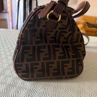Borsa Fendi Zucca Marrone Oro