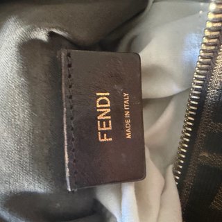 Borsa Fendi Zucca Marrone Oro