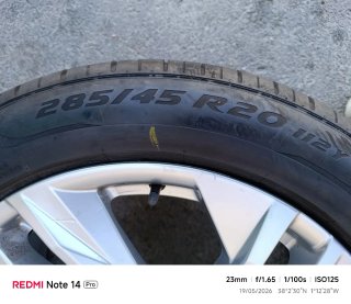 Llantas Audi 20 con Neumáticos Pirelli
