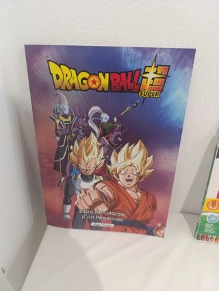 Libros para colorear Dragon Ball y Spiderman