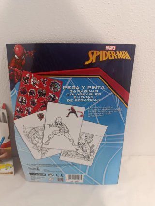 Libros para colorear Dragon Ball y Spiderman