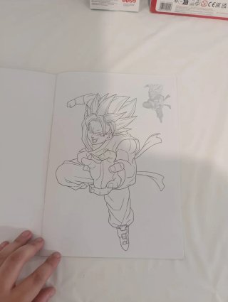 Libros para colorear Dragon Ball y Spiderman