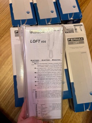4 Telefonillos Fermax Loft VDS