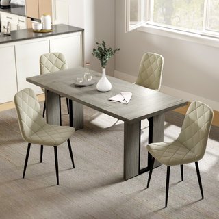 Tavolo da Pranzo in Stile Industriale per 8 Person