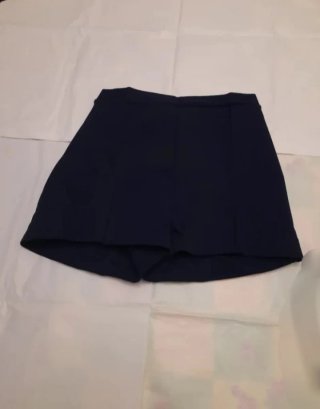 Pantalón corto vintage azul