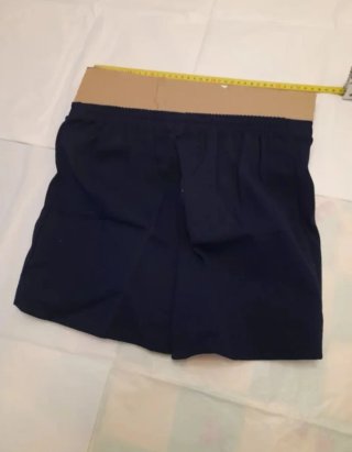 Pantalón corto vintage azul