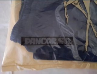 Pantalón corto vintage azul