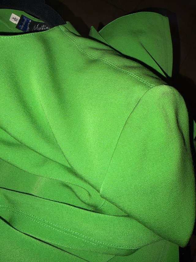 Robe midi verte Claude Montana