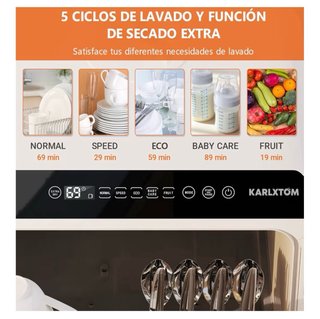 Lavavajillas de encimera Karlxtom