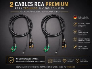 2 x cableado technics premium