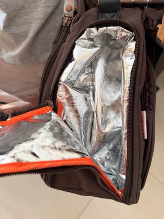 Borsa fasciatoio BEABA marrone con fiori