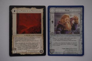 Lote 198 Cartas El Señor de los Anillos SATM