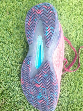 Zapatillas Padel Wilson Rojas y Moradas