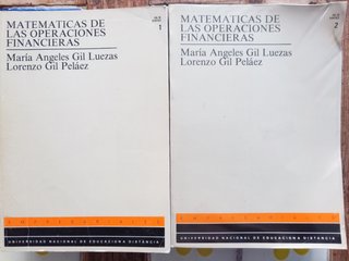 Matemáticas de las operaciones financieras