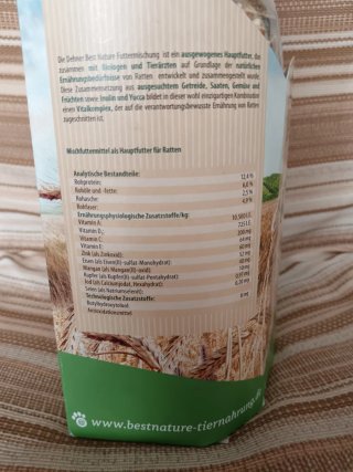 Mangime per roditori Dehner Best Nature 2kg