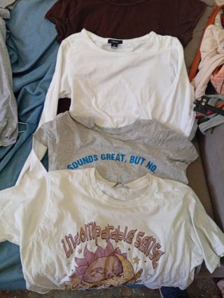 Lote 6 Camisetas Chica Talla M