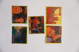 Lote 5 Cromos Holográficos La Ruta Hacia El Dorado