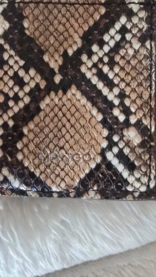 Porta tarjetero piel serpiente
