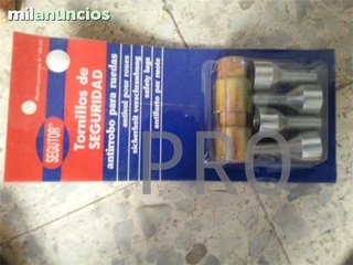 tornillos de seguridad de ruedas