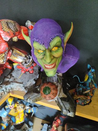 Busto Duende Verde Coleccionable