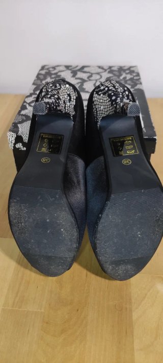 Décolleté Pizzo Nero Tg. 38