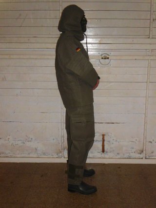 Trajes protección NBQ ejército alemán verdes