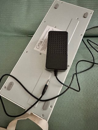 Teclado Piano Eléctrico Plegable Blanco