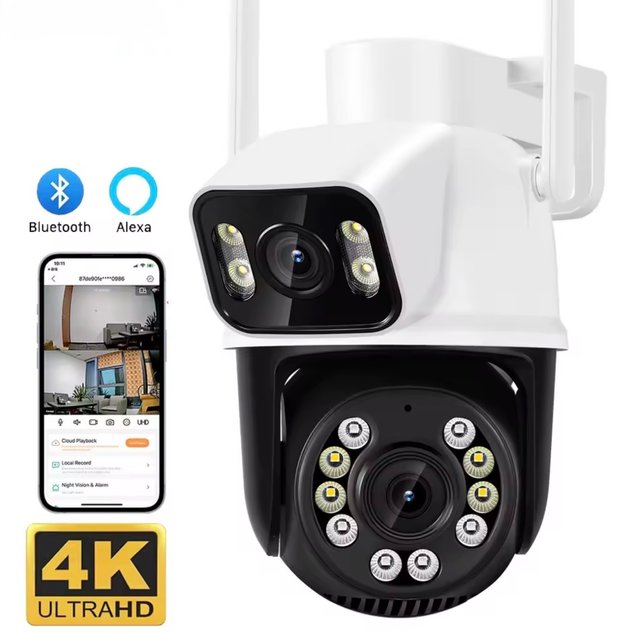 Cámara WiFi 8MP Doble Lente