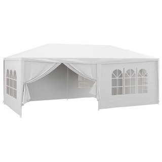 Gazebo Tendone per Feste 6x3m con Pareti Laterali