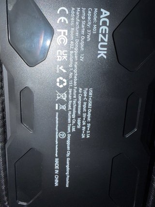 ACEZUK Inflador arrancador Coche Moto