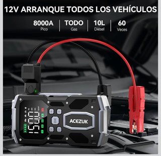 ACEZUK Inflador arrancador Coche Moto