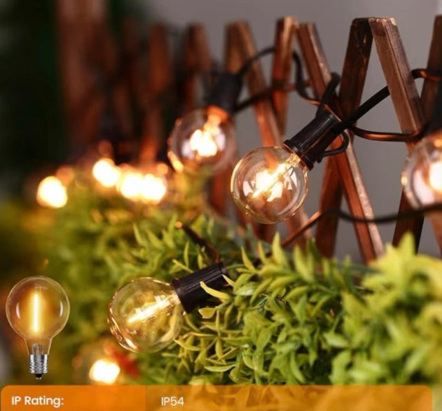 Guirnalda Luces Exterior 30M 50 Bombillas