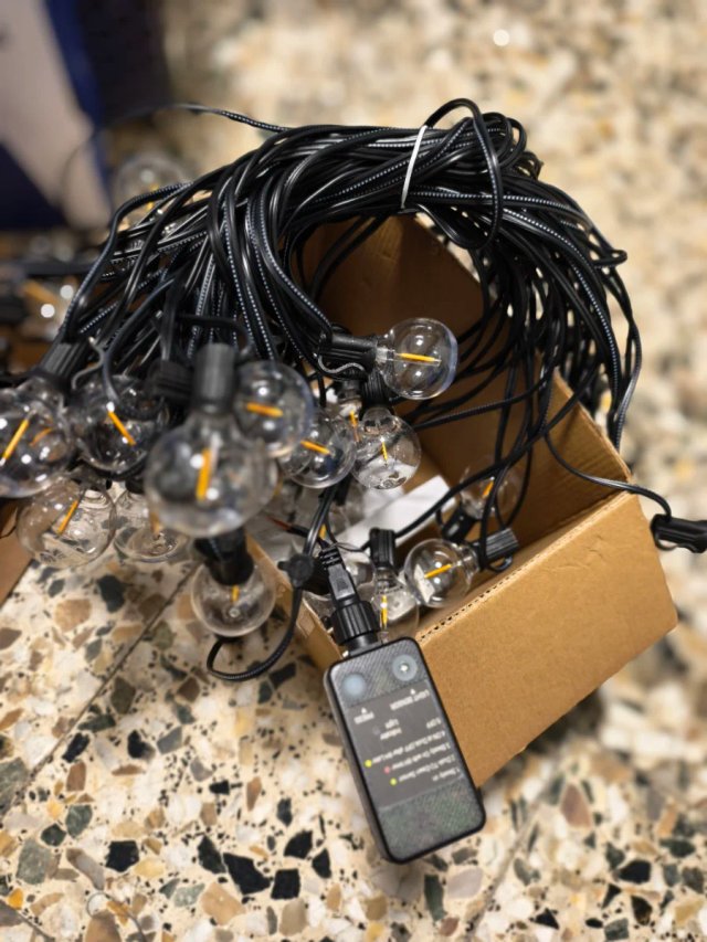 Guirnalda Luces Exterior 30M 50 Bombillas