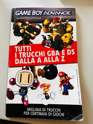 Libretto Trucchi GBA DS Game Boy Rivista Ufficiale