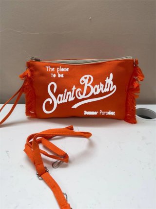 Borsa Saint Barth rosa e bianca