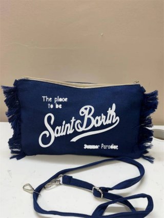 Borsa Saint Barth rosa e bianca