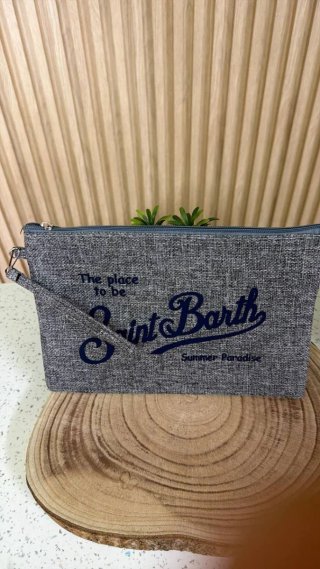 Borsa Saint Barth rosa e bianca