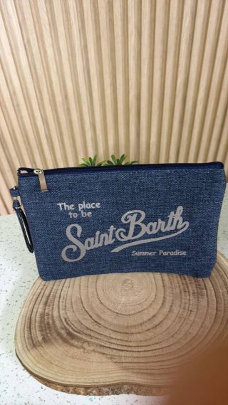 Borsa Saint Barth rosa e bianca