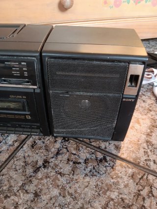 Radio Casete Sony Negro/Gris