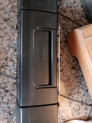 Radio Casete Sony Negro/Gris